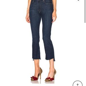Mother Insider Crop Step Fray Jeans Sz 30